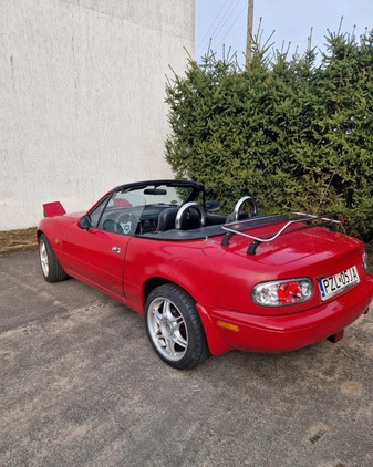 Mazda MX-5 cena 32000 przebieg: 143000, rok produkcji 1992 z Złotów małe 56